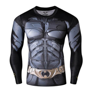 Compression Shirt Workout Training Fitness Men Cosplay Rashgard Plus Size Bodybuilding T shirt 3D Printed Superman Tops For Male